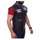 Sons Of Anarchy Motorcycle Biker Black Leather Vest