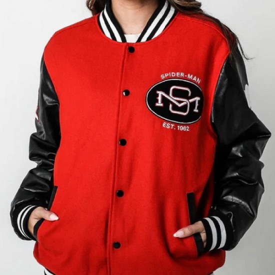 Spiderman Unisex Varsity Jacket