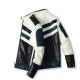 Sporty Leather Motorcycle Biker Speed Racing Jacket