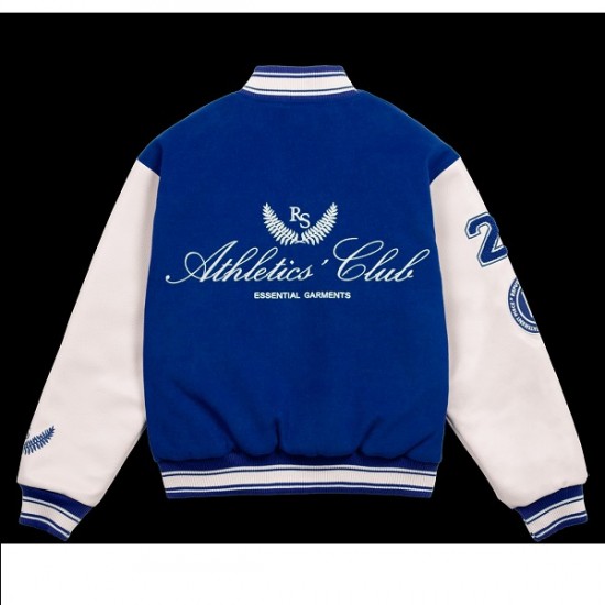 Statement Peice Blue Varsity Jacket