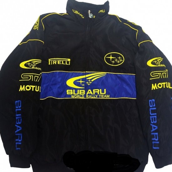 Subaru F1 Ferrari Black Vintage Jacket