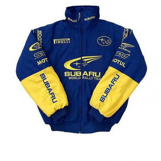 Subaru F1 Ferrari Blue Vintage Jacket