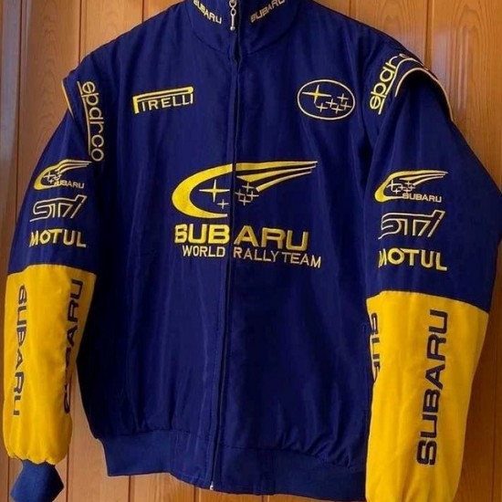 Subaru F1 Ferrari Purple Vintage Jacket