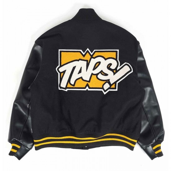 Taps Toon Biker Varsity Jacket