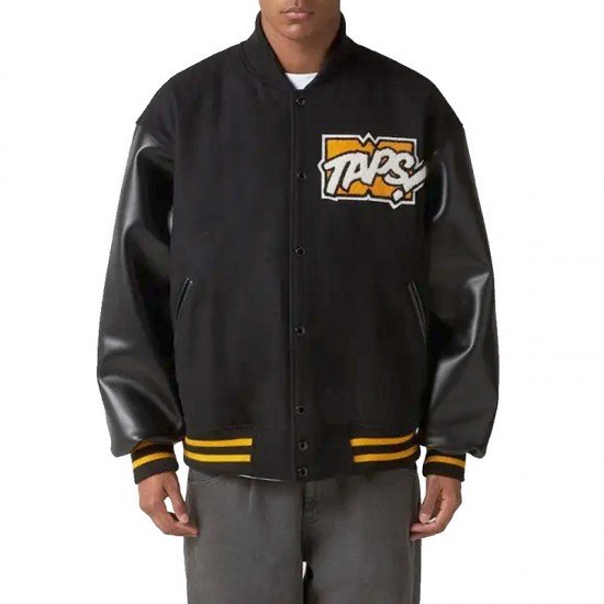 Taps Toon Biker Varsity Jacket