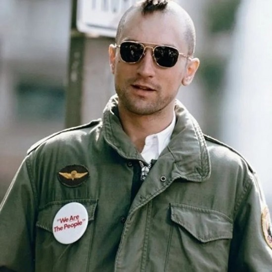 Taxi Driver Robert De Niro Green Military Jacket