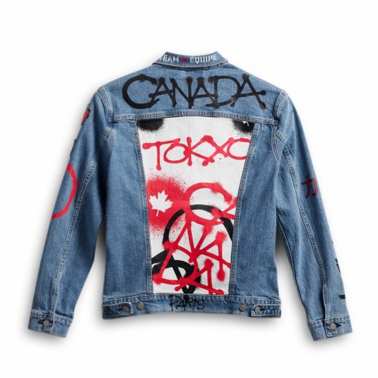 Team Canada Official Closing Ceremony Levi’s Denim Jacket Tokyo