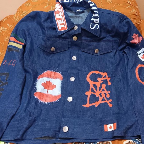 Team Canada Official Closing Ceremony Levi’s Denim Jacket Tokyo