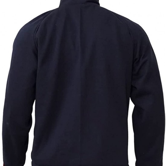 Ted Lasso Jason Sudeikis Blue Fleece Track Jacket