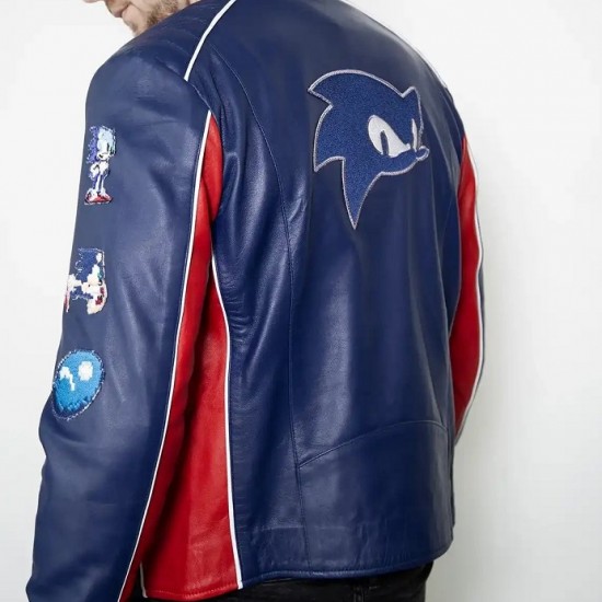 The Hedgehog Bomber Leather Sonic Jacket