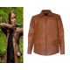 The Hunger Games Movie Katniss Everdeen Brown Jacket         