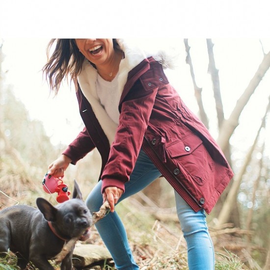 The Perfect Pairing Zarina Rocha Maroon Jacket