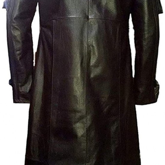 The Punisher Costume Leather Coat, Vest, Jacket