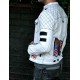 The Stuntman White Leather Jacket