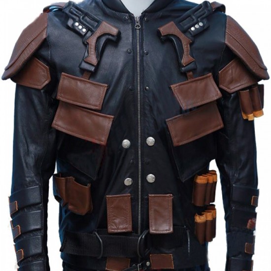 The Suicide Squad 2 Savant Pete Davidson 2021 Leather Jacket Costume Cosplay Coat Halloween Jacket