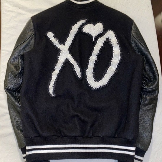 The Weeknd Roots XO Tour Varsity Leather Jacket