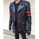 Jon Bernthal Motorcycle Bloody The Punisher Leather Jacket 