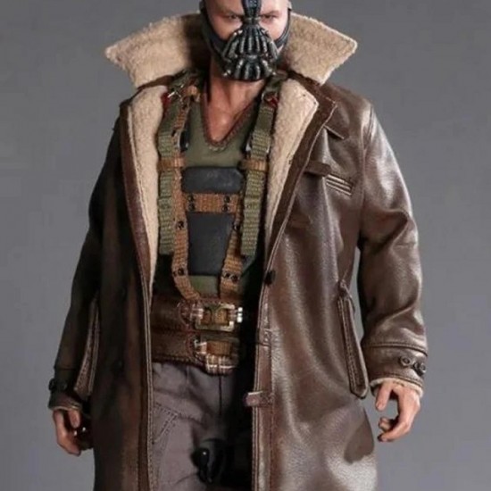 Tom Hardy B3 Aviator Sheepskin Shearling Leather Coat