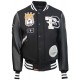 Top Gun King Wool PU Bomber Jacket Go-Big Show