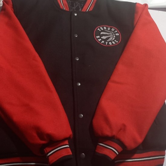 Toronto Raptors Poly Twill Varsity Jacket