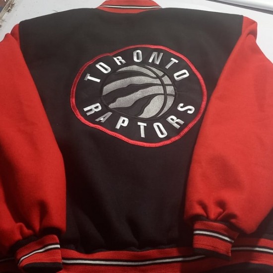 Toronto Raptors Poly Twill Varsity Jacket