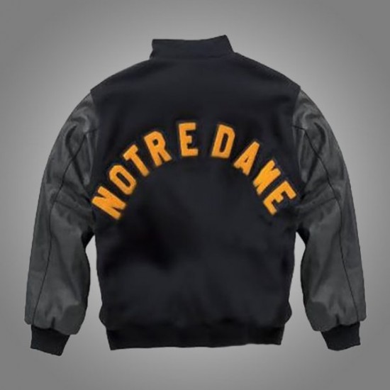 University Of Notre Dame Rudy Ruettiger Irish Bomber Jacket