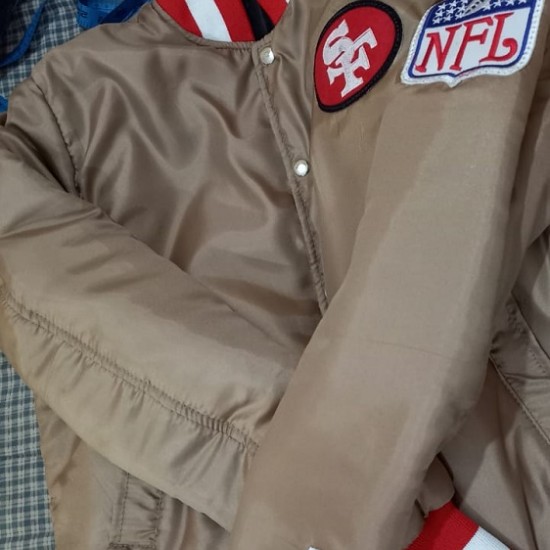 Vintage 49ers Gold Starter Satin Jacket