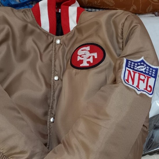 Vintage 49ers Gold Starter Satin Jacket