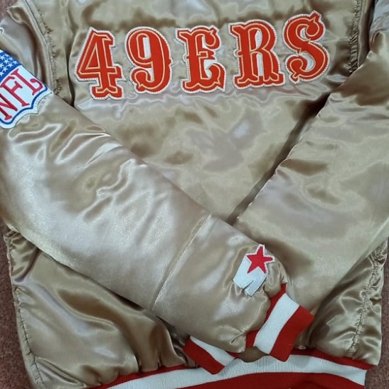 Vintage 49ers Gold Starter Satin Jacket