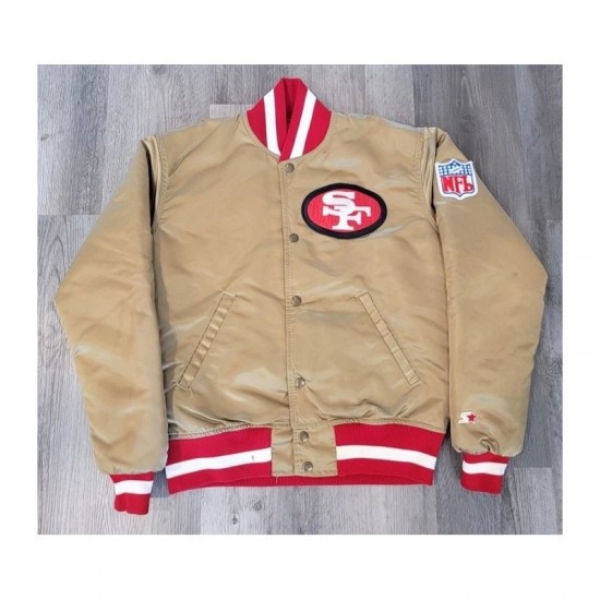 Vintage 49ers Gold Starter Satin Jacket