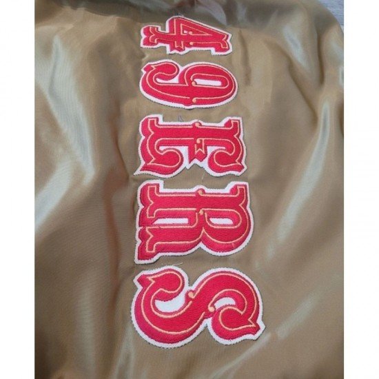 Vintage 49ers Gold Starter Satin Jacket