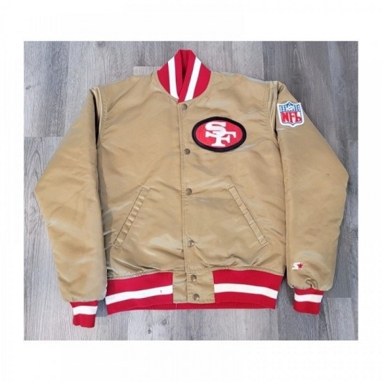 Vintage 80s San Francisco 49ers Chalk Line Jacket