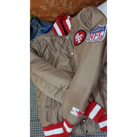 Vintage 80s San Francisco 49ers Chalk Line Jacket