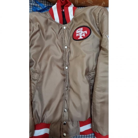 Vintage 80s San Francisco 49ers Chalk Line Jacket