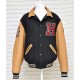 Vintage Howard University HBCU Black and Brown Letterman Jacket