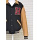 Vintage Howard University HBCU Black and Brown Letterman Jacket