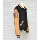 Vintage Howard University HBCU Black and Brown Letterman Jacket