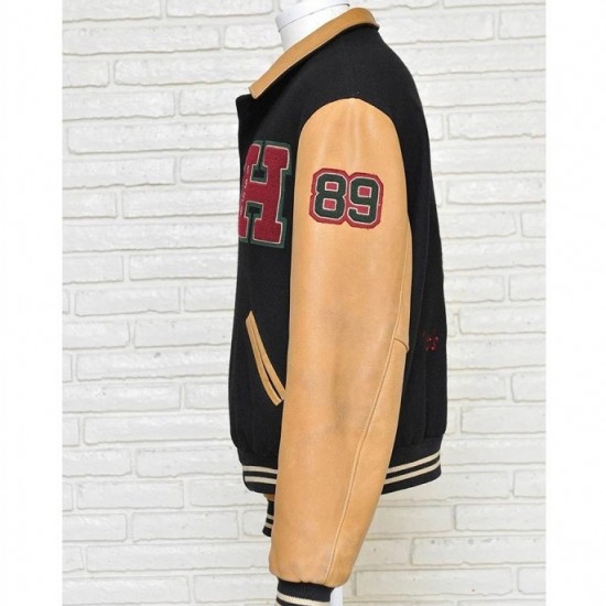 Vintage Howard University HBCU Black and Brown Letterman Jacket