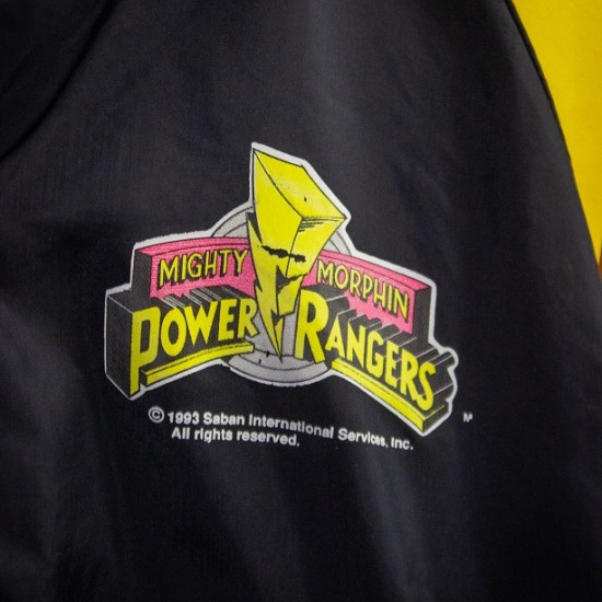 Vintage Kids Power Rangers Bomber Jacket