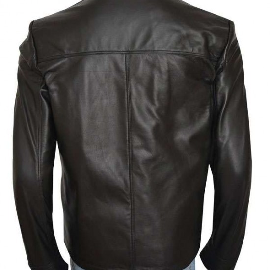 Vinyl Bobby Cannavale Black Leather Jacket