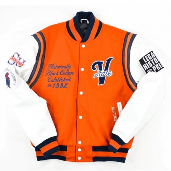 Virginia State University Motto 2.0 Varsity Jacket