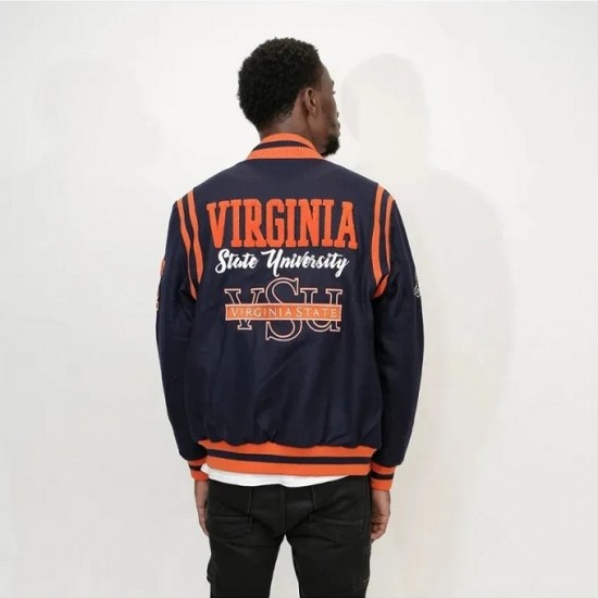 Virginia State University Unisex Varsity Jacket