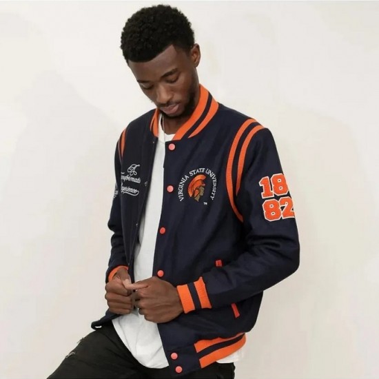 Virginia State University Unisex Varsity Jacket