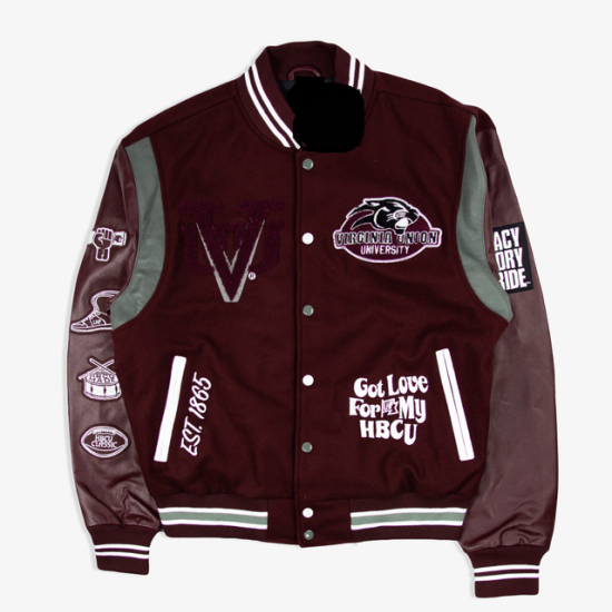 Virginia Union University Motto Varsity Jacket