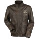 Mens Brown Call Of Duty WWII Leather Jacket