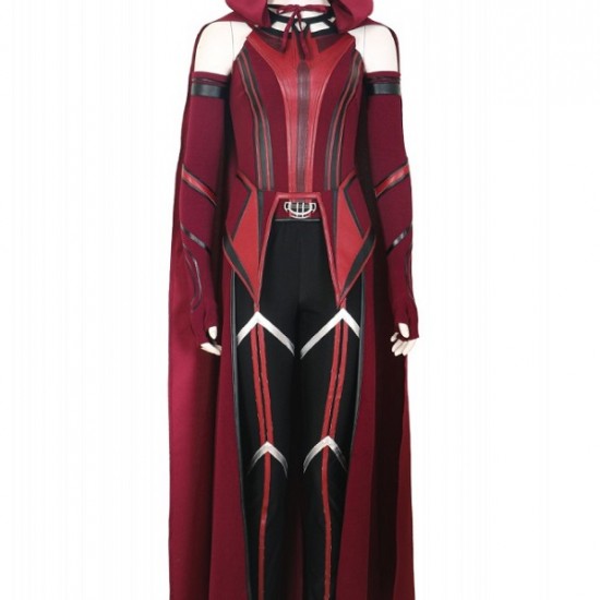 Wandavision Scarlet Witch Cosplay Costume Outfits Halloween Carnival Suit