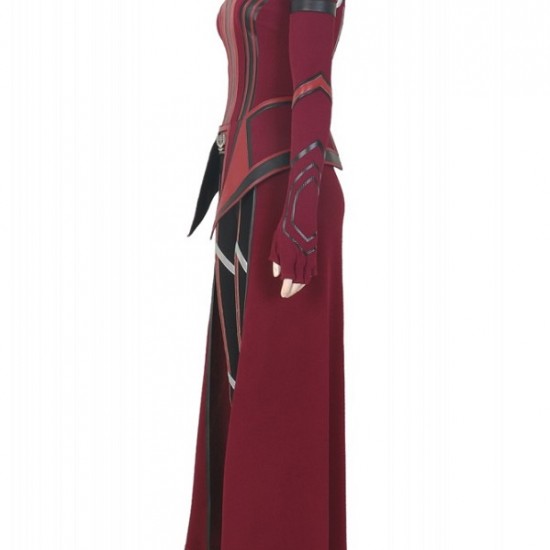 Wandavision Scarlet Witch Cosplay Costume Outfits Halloween Carnival Suit