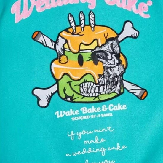 Wedding Cake Embroidered Goonies 2 Mint Varsity Jacket