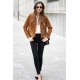 Western Brown Suede Leather Wear Fringe Vintage Coat Jacket