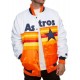 White And Orange Houston Astros Star Jacket